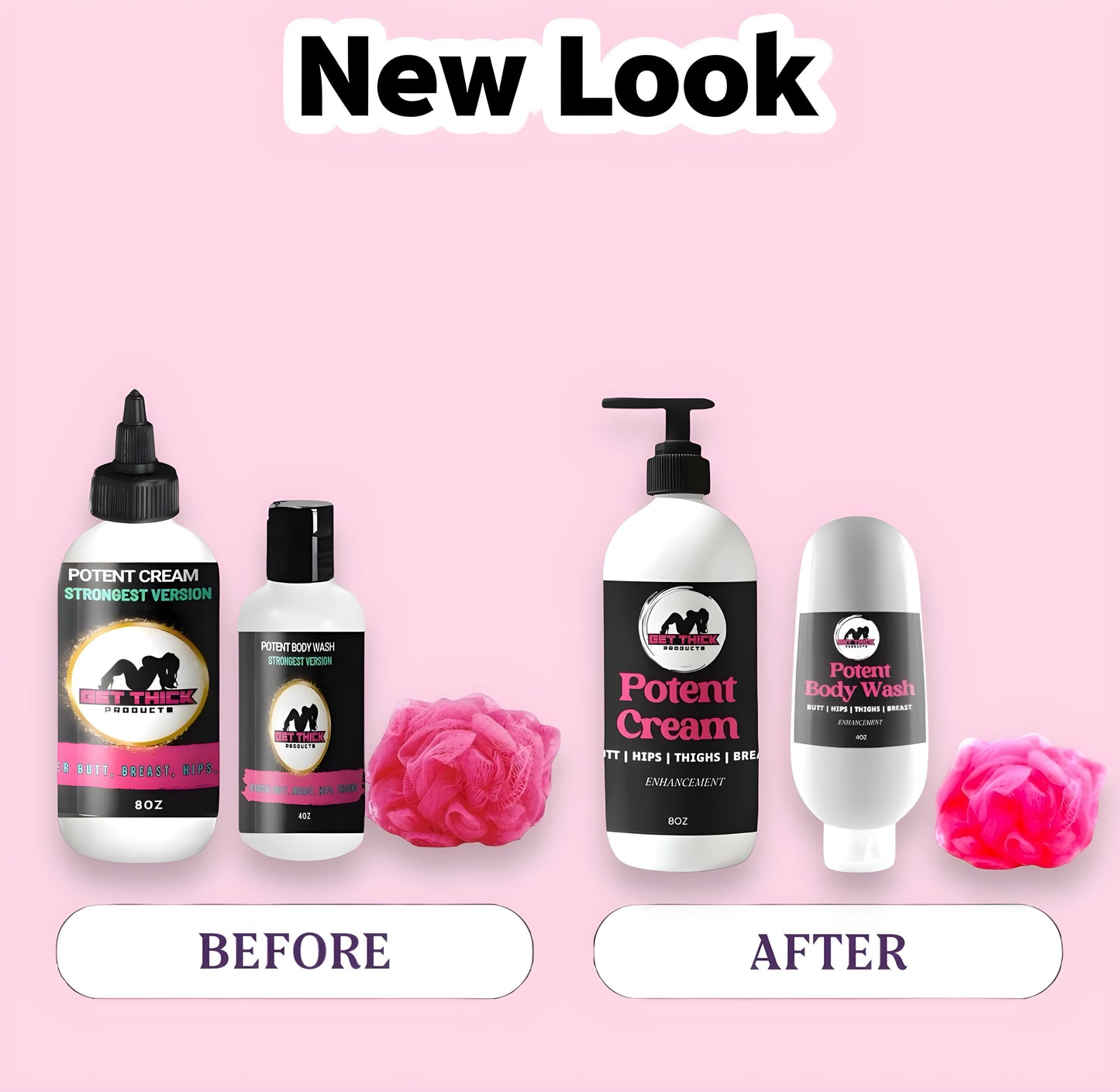 Potent Cream & Thick Body Wash –