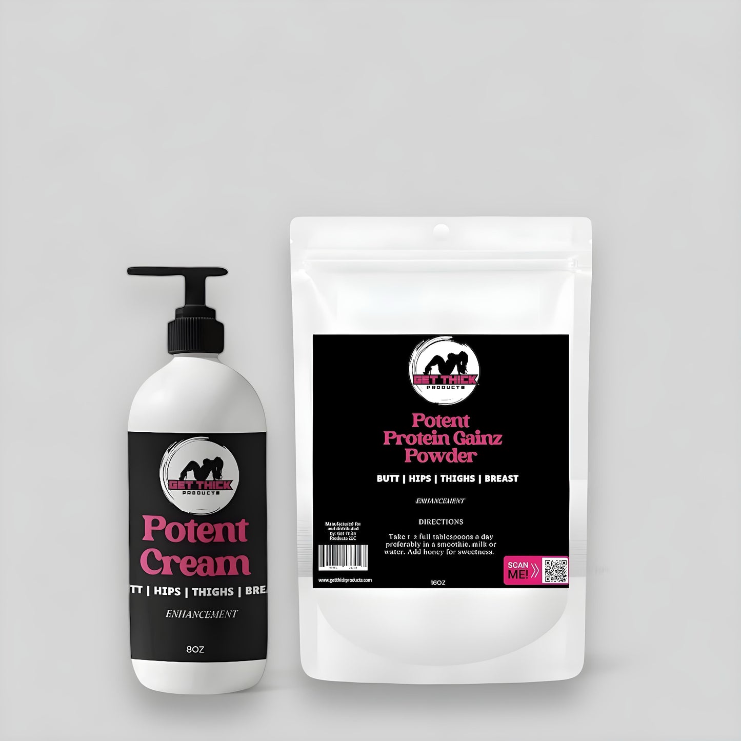 Get Thick Weight Gain Powder and Potent Cream –