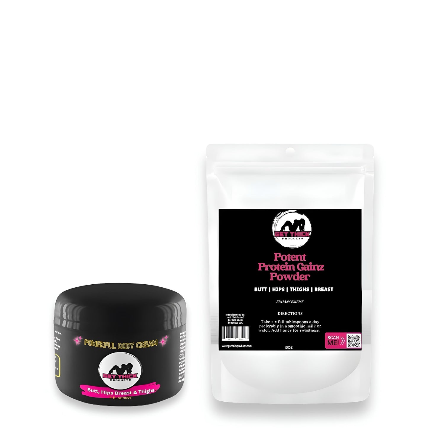 Get Thick Quick Cream & Weight Gain Powder –