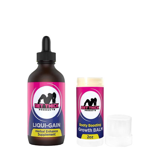 Get Thick Booty Boosting Balm + Liqui-Gain Combo - Get Thick Products