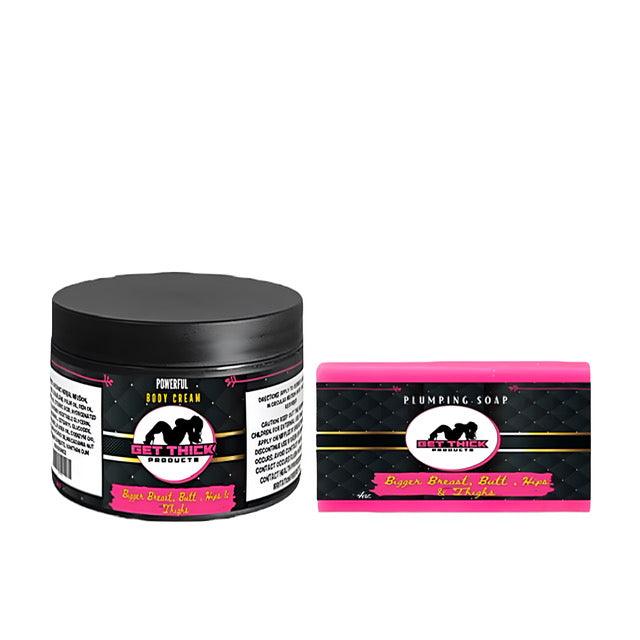 Get Thick Cream 4oz + Plumping Soap 4oz combo - Get Thick Products