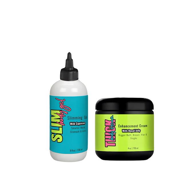 Get Thick Cream with royal Jelly 4oz +Slimming Gel 8oz ( Slim Thick set) - Get Thick Products