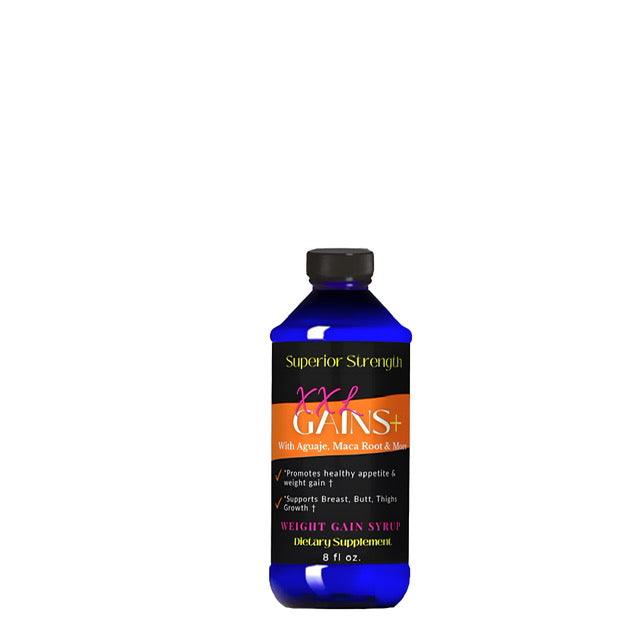 XXL Gains+ Weight Gain Syrup with enhancement herbs