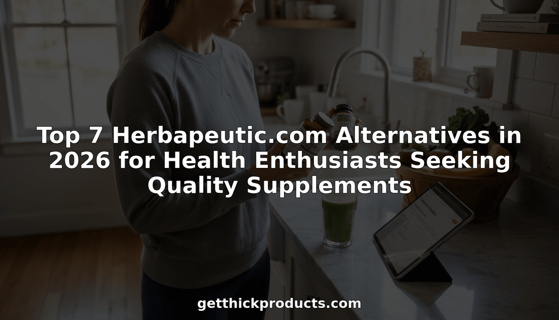 Top 7 Herbapeutic.com Alternatives in 2026 for Health Enthusiasts Seeking Quality Supplements - Get Thick Products