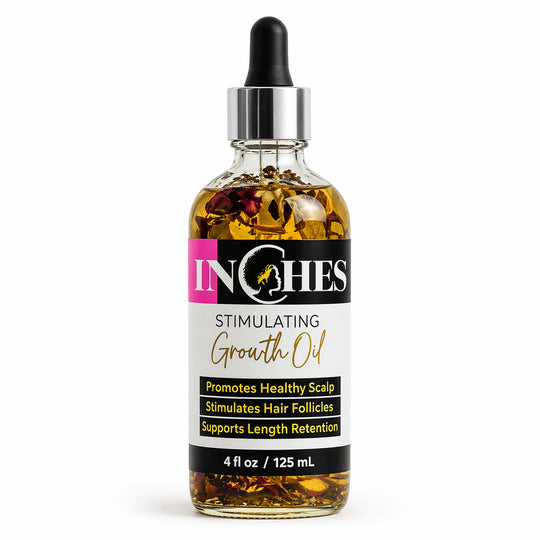 "Inches" Hair Growth Oil – Natural Formula for Thicker, Longer, Healthier Hair