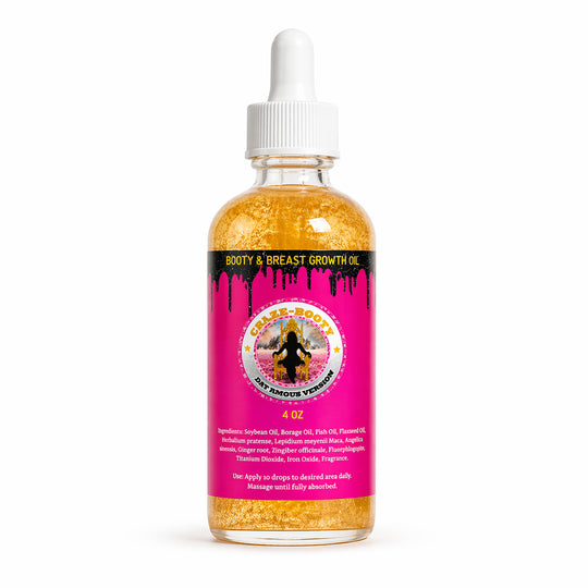 Celeb Booty™ Plumping Body Oil – Curves, Smooth Skin & Contour Boost (4 oz)