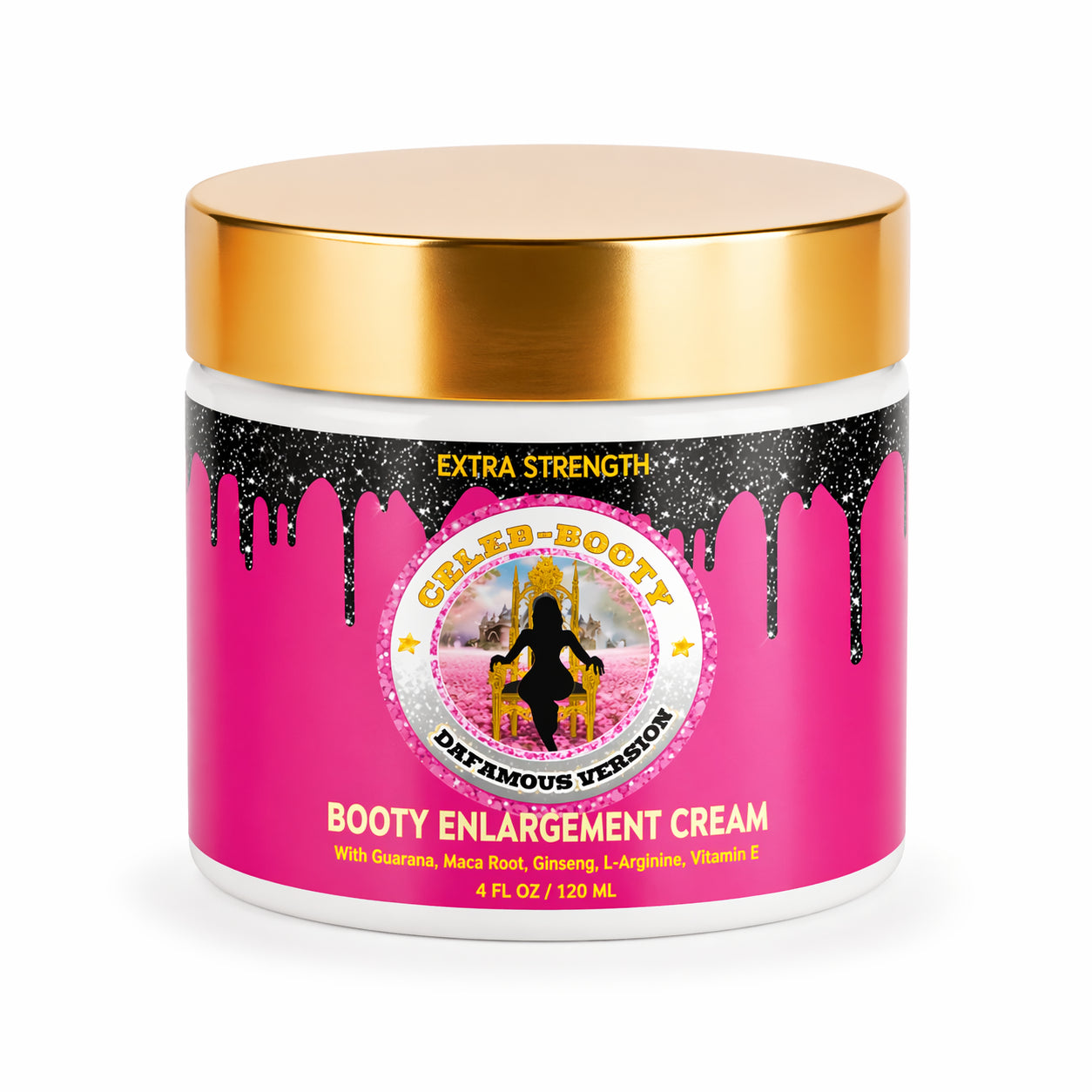 Extra Strength Celeb Booty™ Plumping Body Cream – Smooth Skin & Curves Glow