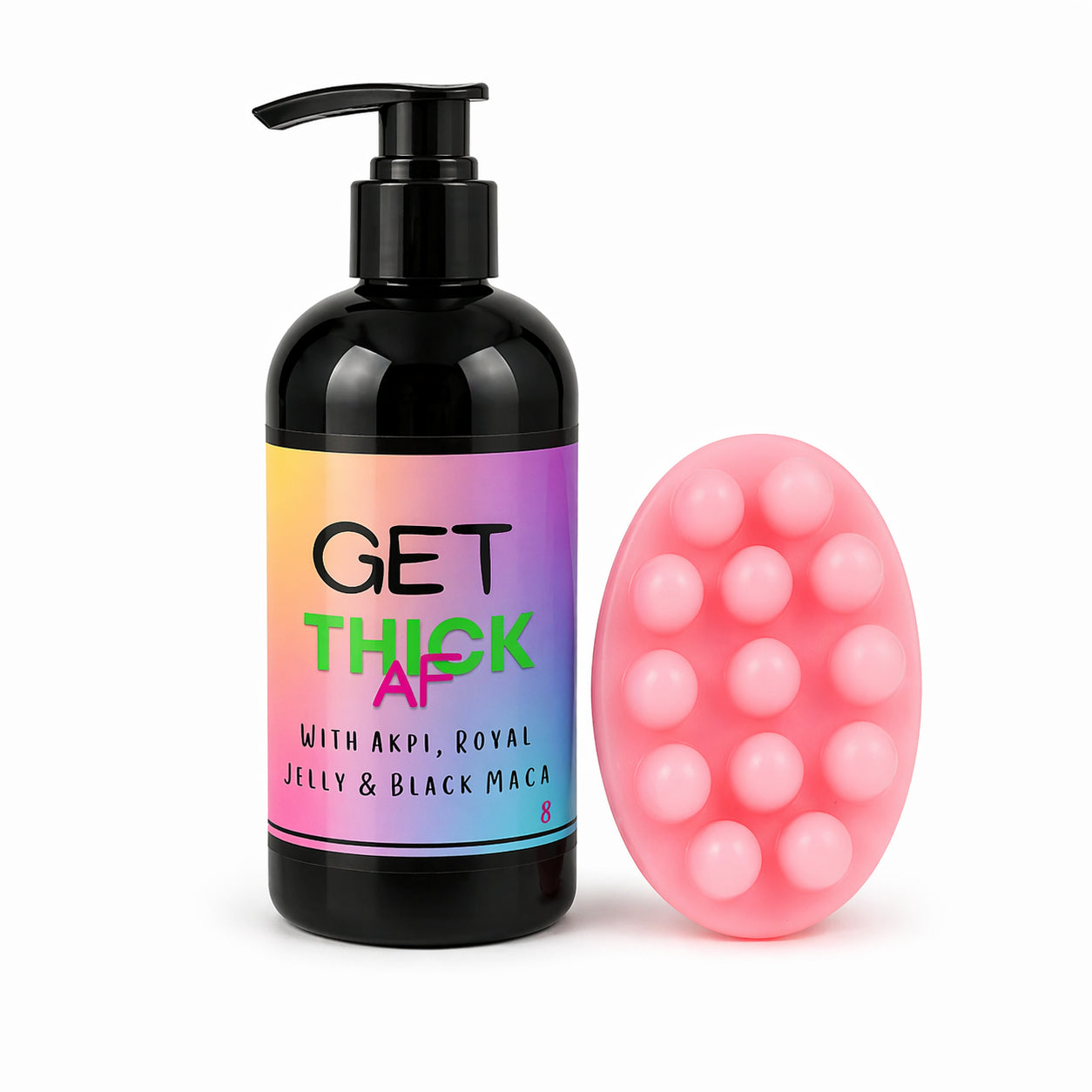 Get Thick AF™  Cream + Soap – 2 Step Booty, Hips, and Breast Enhancement
