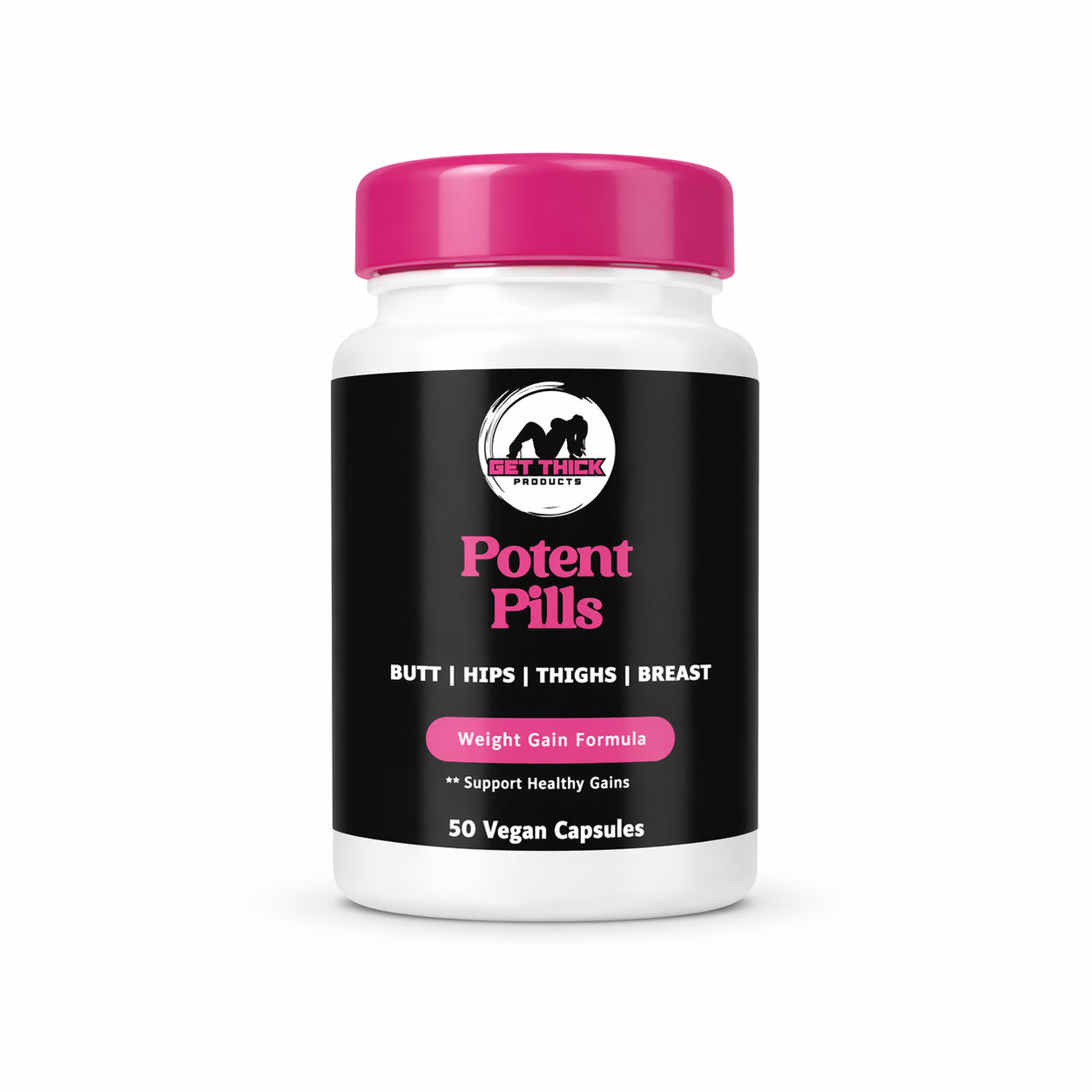 Get Thick Quick™ Potent Capsules | Daily Wellness Supplement for Curves & Weight Support