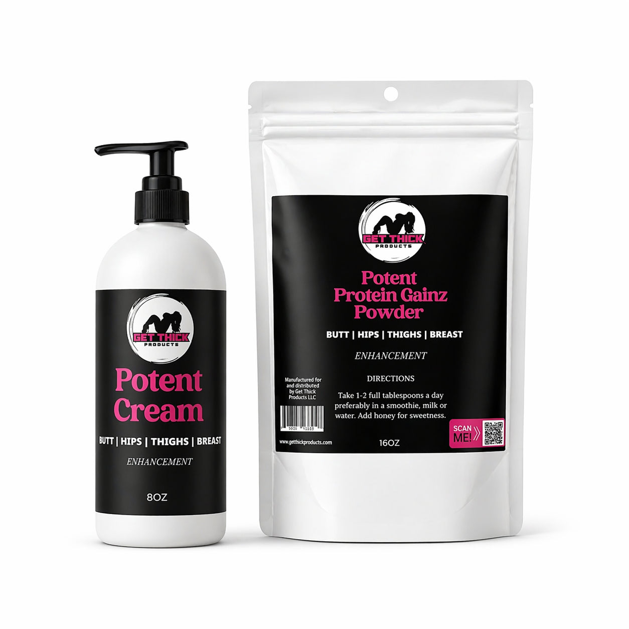 Get Thick Weight Gain Powder and Potent Cream – Enhance Your Curves Naturally