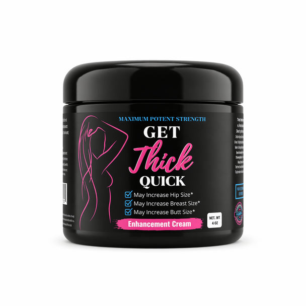 Max Strength Get Thick Quick™ Plumping Body Cream – Smooth Skin & Curves Boost Black Maca Version