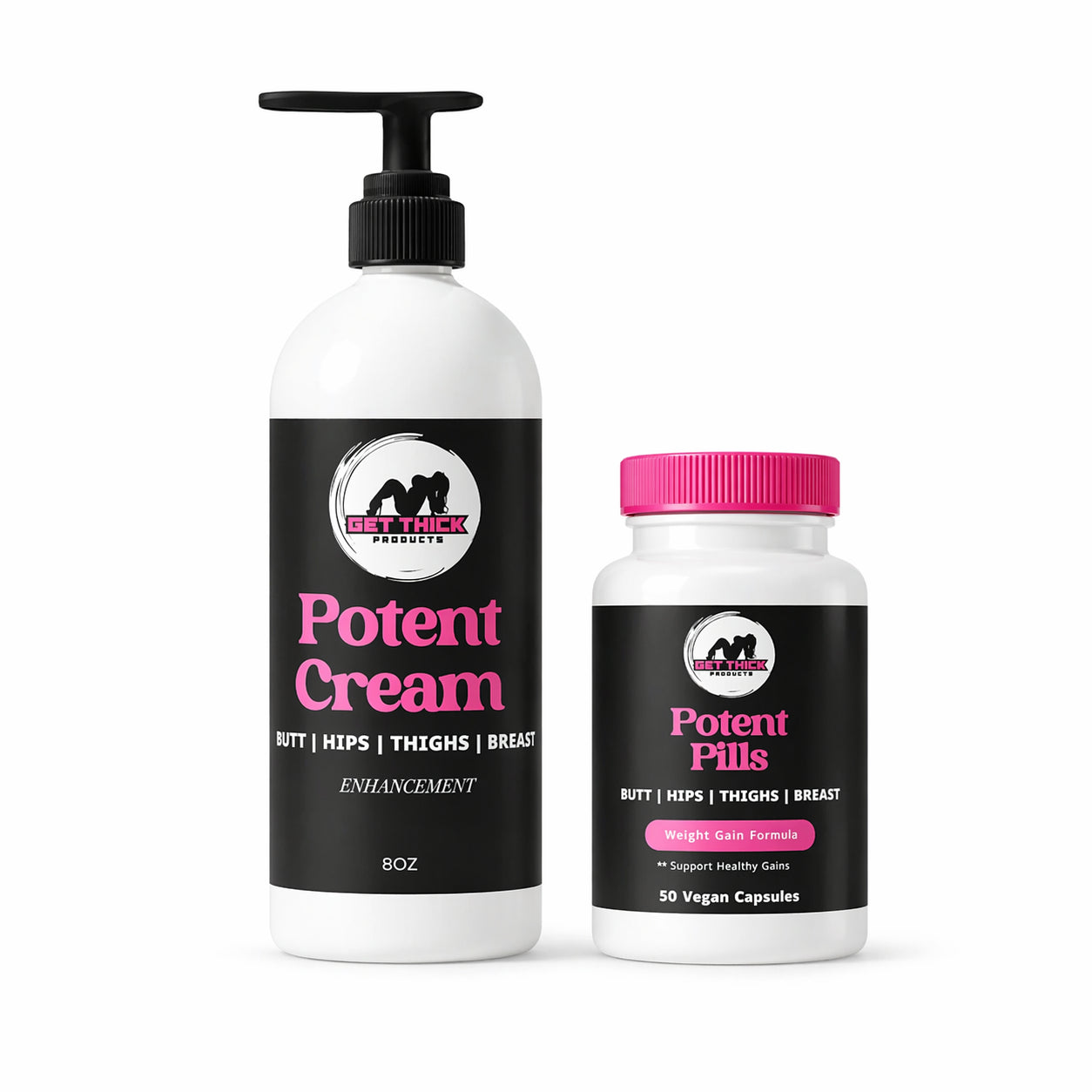 Potent Cream + Pills Ehancement – Fast Track to a Fuller, Curvier You
