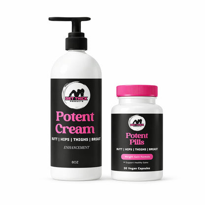 Potent Cream + Pills Ehancement – Fast Track to a Fuller, Curvier You