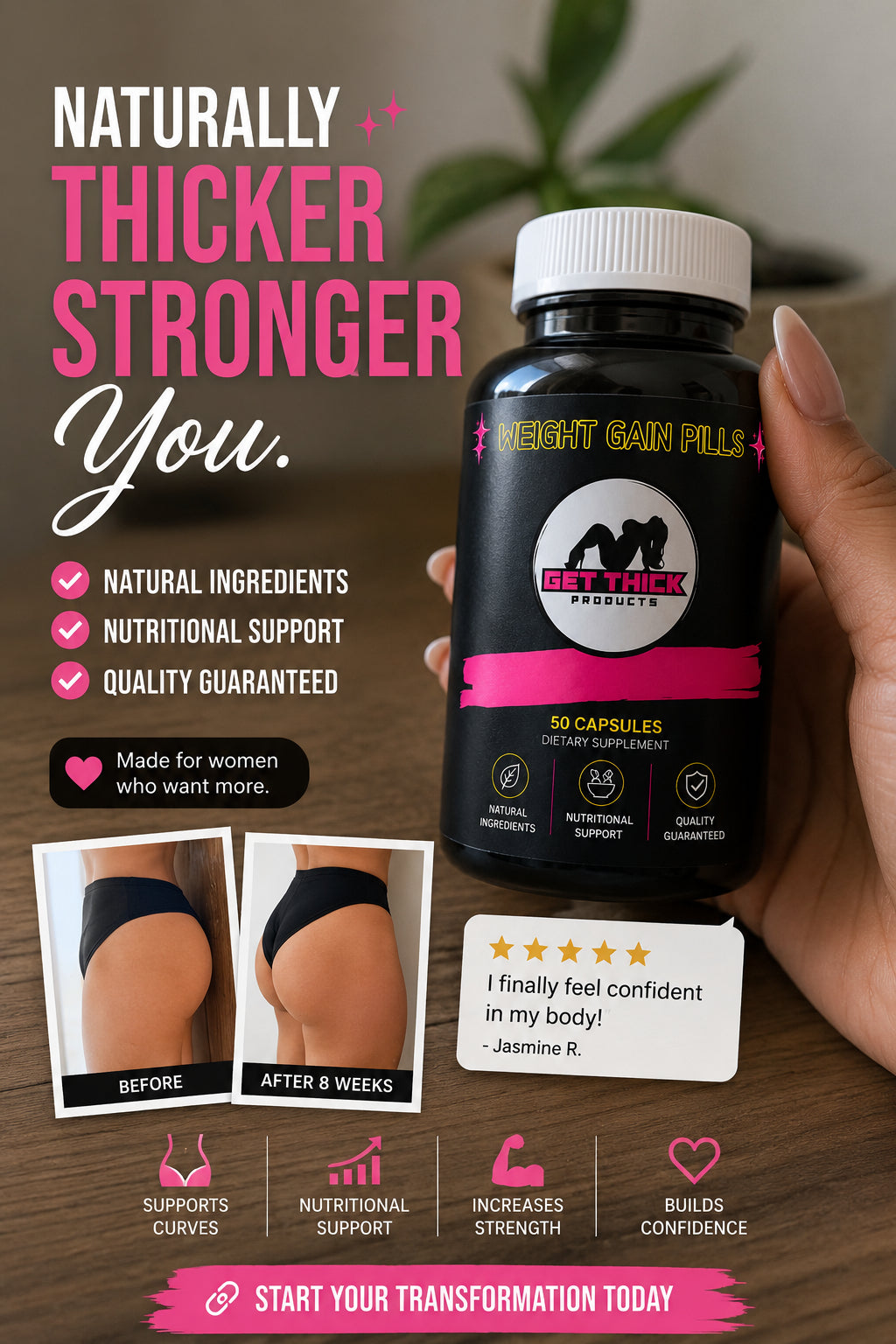 Get Thick Quick™ Weight Support Capsules – Daily Curve Support
