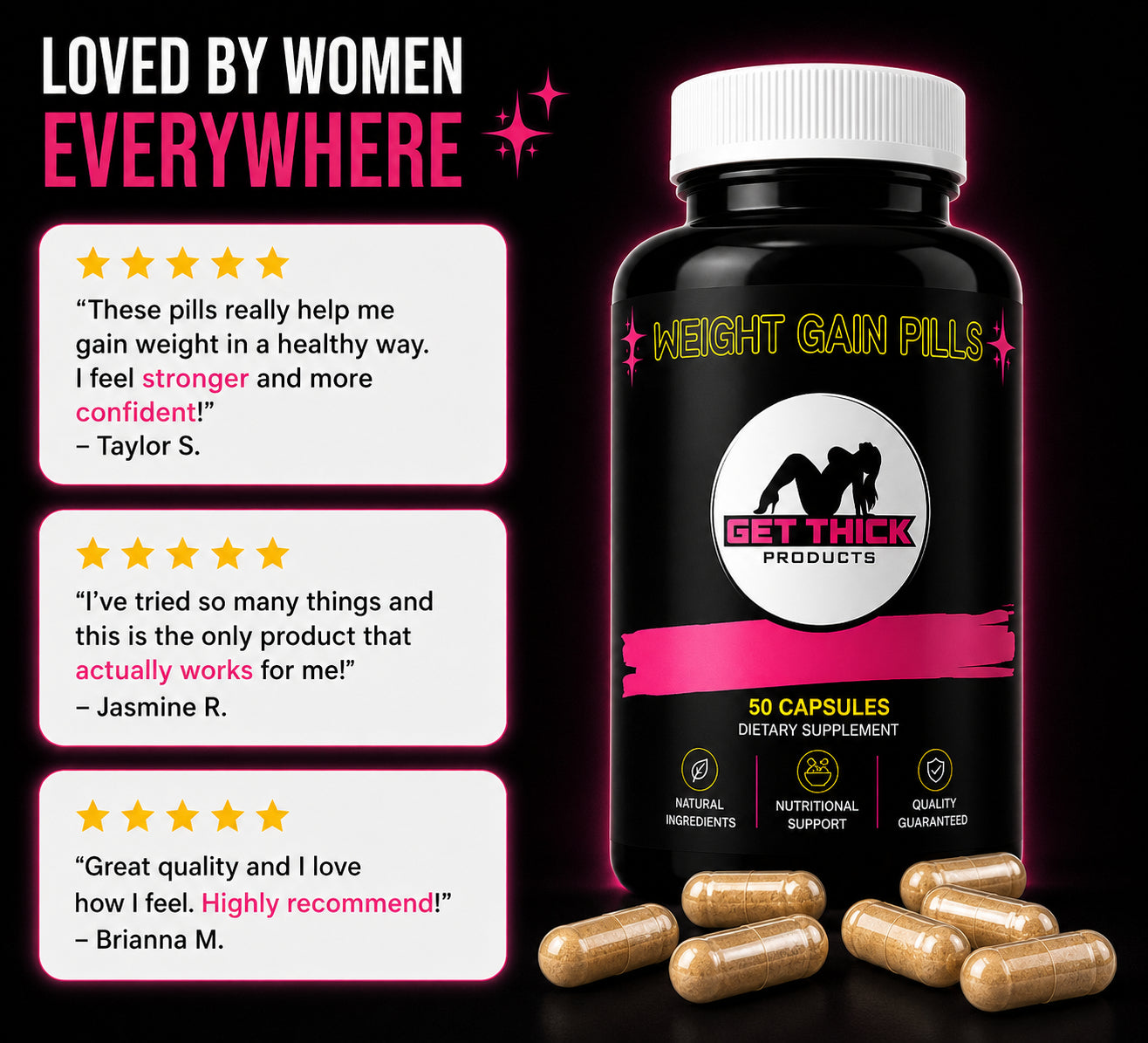 Get Thick Quick™ Weight Support Capsules – Daily Curve Support