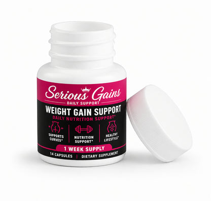 Serious Gains™ Weight Gain Support Capsules – Daily Nutritional Support for Healthy Weight Goals