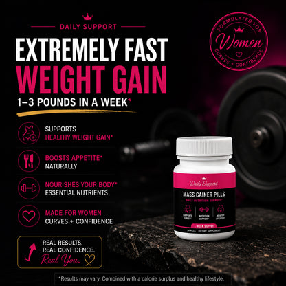 Serious Gains™ Weight Gain Support Capsules – Daily Nutritional Support for Healthy Weight Goals