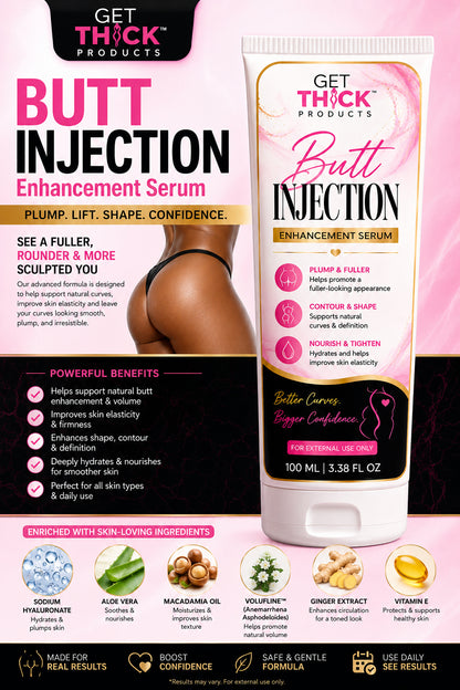 Liquid BBL Serum Alternative: Advanced Sculpting & Plumping Gel with Peptides | Get Thick Products