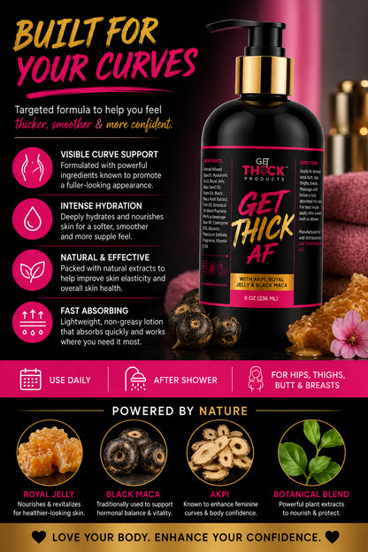 Thick AF™ Plumping Body Cream – Curves-Focused Body Care