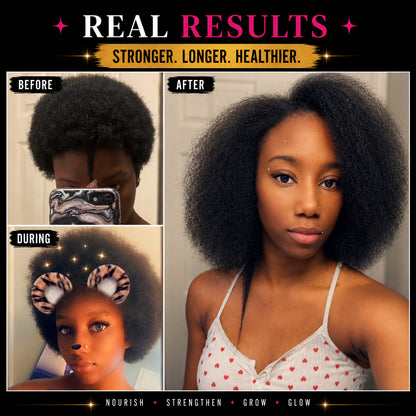 "Inches" Hair Growth Oil – Natural Formula for Thicker, Longer, Healthier Hair