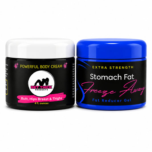 Get Thick Quick™ Enhancement Cream & Freeze Away Fat Detox Gel Duo