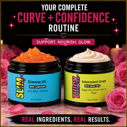 Get Thick Slim Thick™ Slimming Gel & Curve Enhancement Cream Duo