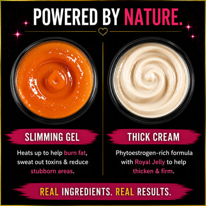 Get Thick Slim Thick™ Slimming Gel & Curve Enhancement Cream Duo