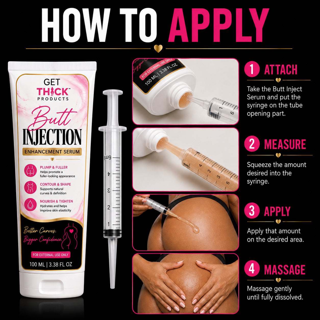 Liquid BBL Serum Alternative: Advanced Sculpting & Plumping Gel | Get Thick Products