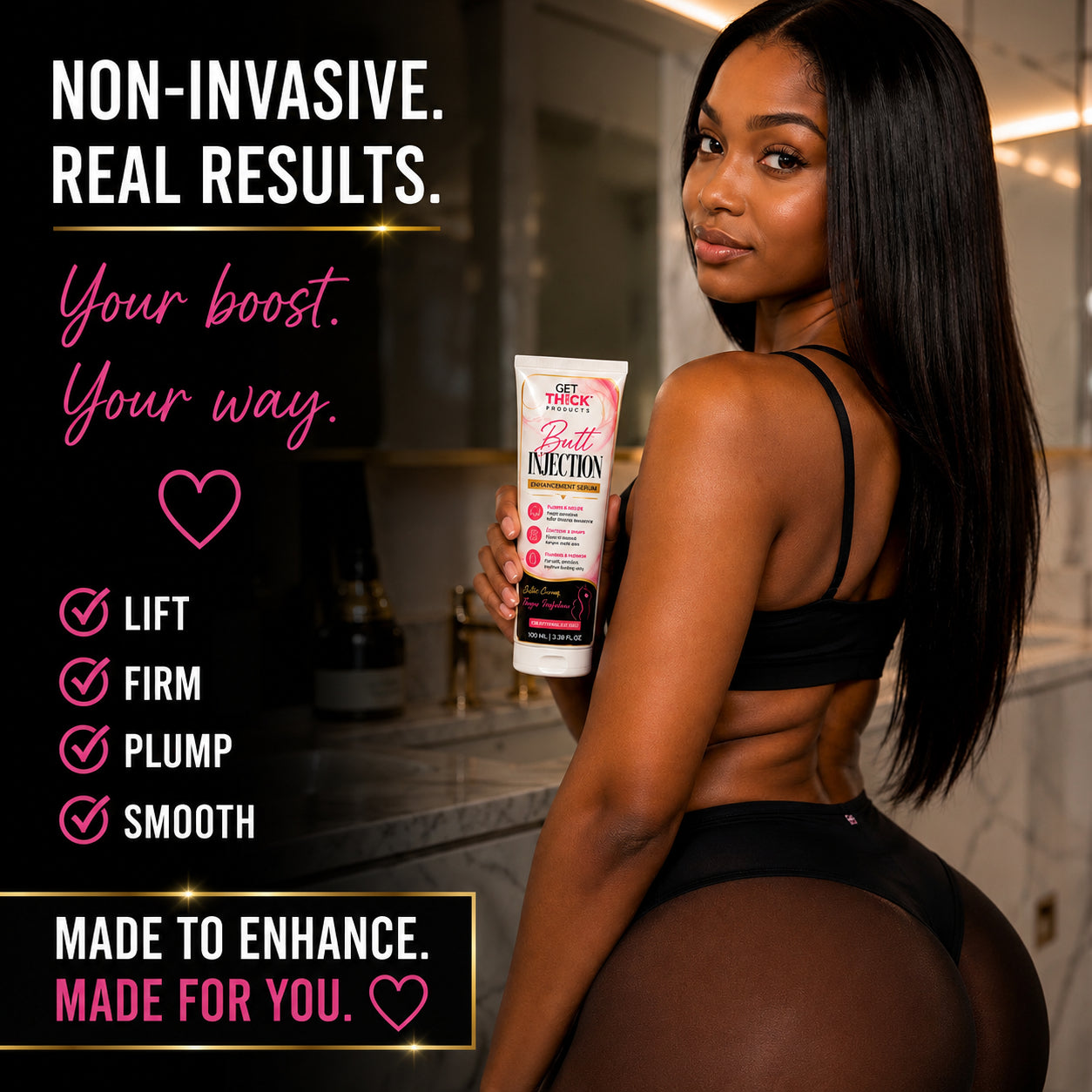 Liquid BBL Serum Alternative: Advanced Sculpting & Plumping Gel | Get Thick Products
