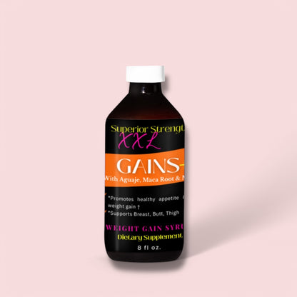 XXL Gains weight gain syrup for women