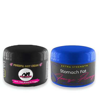 Get Thick Quick Cream & Freeze Away Stomach Fat Gel 