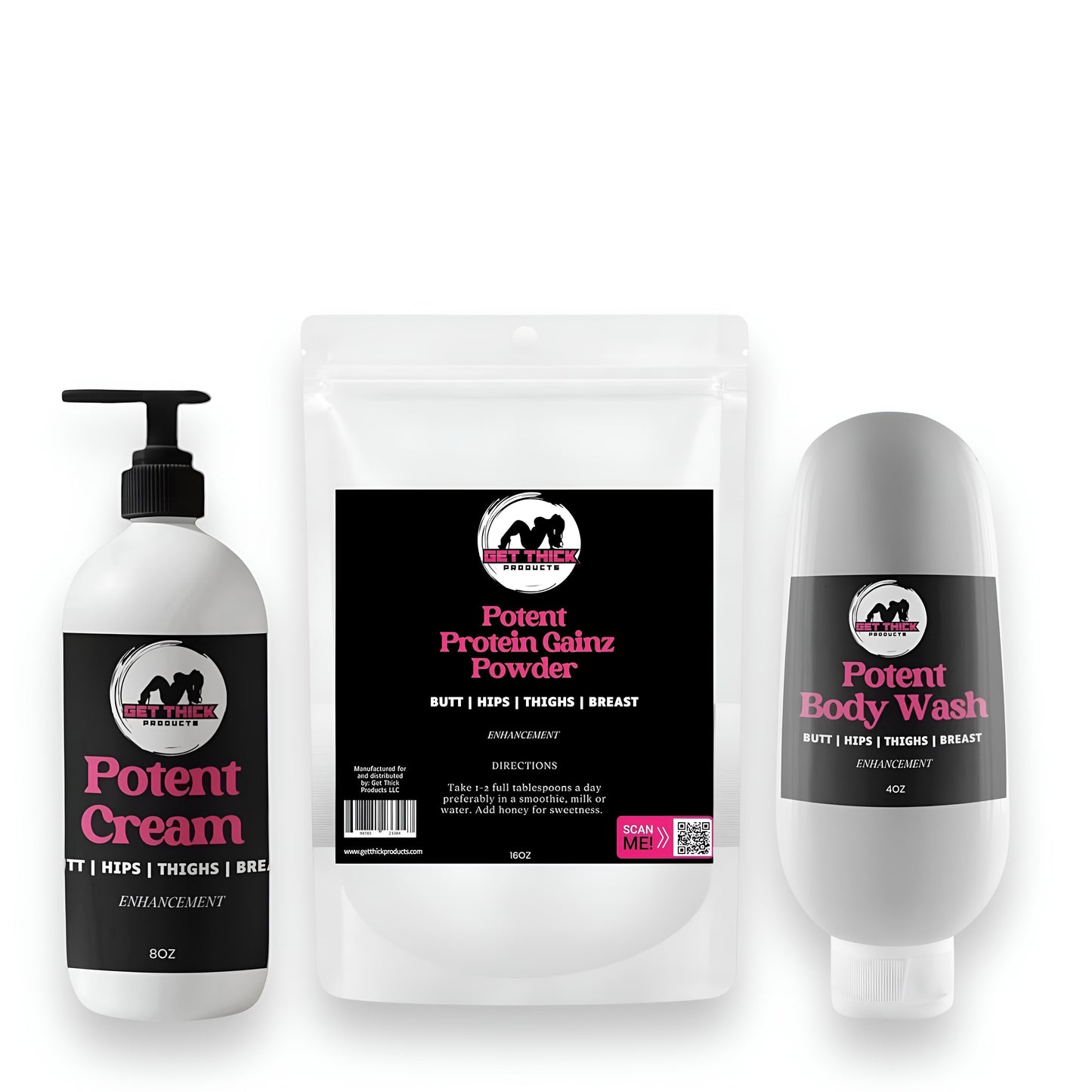 Potential Cream body wash & weight gain powder 