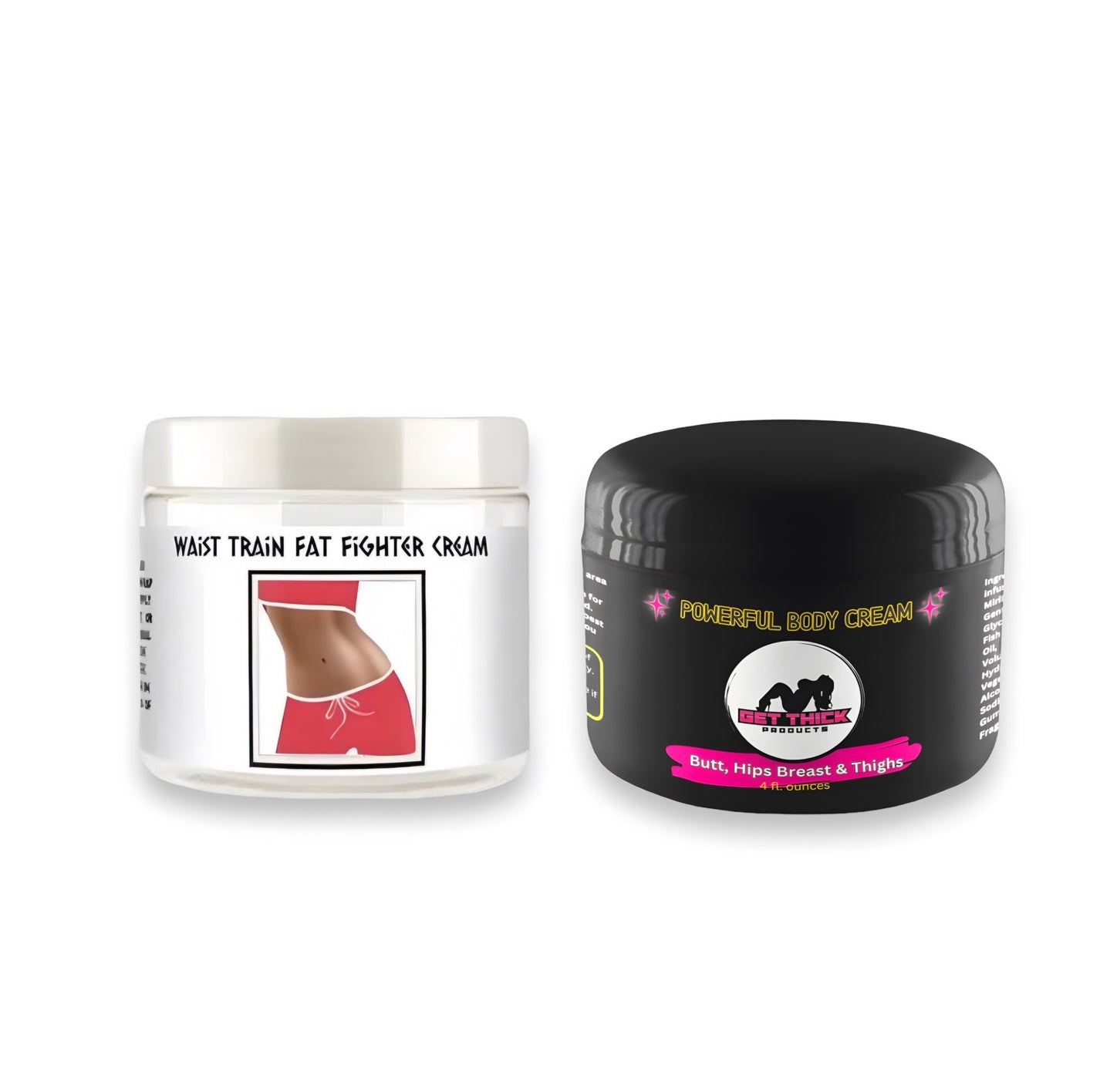 Get Thick Cream & Waist Training Cream Combo Set Get Thick Products