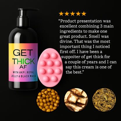 Get Thick AF Cream + Soap – The Ultimate Booty, Hips, And Breast Enhancement