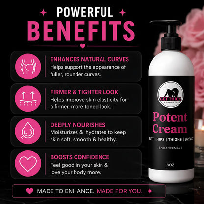 Strongest Version™ Plumping Body Cream – Smooth Skin & Curves Glow 8oz