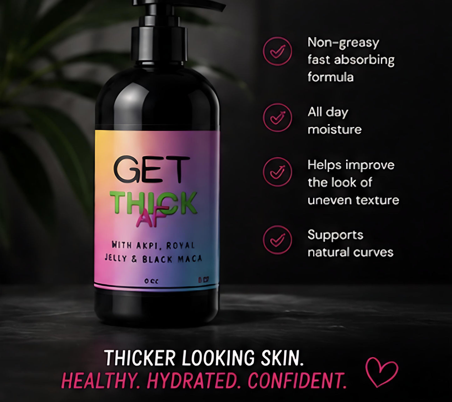 Thick AF™ Plumping Body Cream – Curves-Focused Body Care