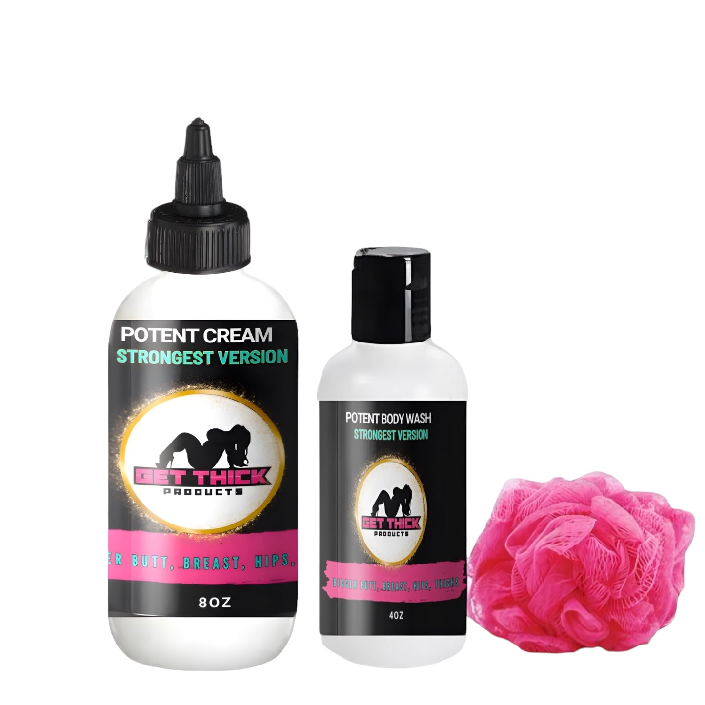 Get Thick “CELEBRITY” Potent Cream + Potent Body Wash
