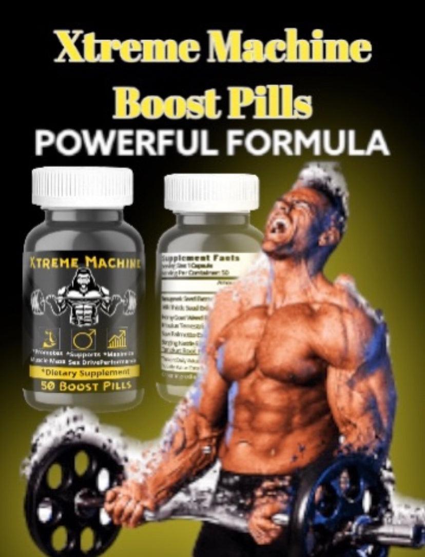 BEST Muscle Boost "Xtreme Machine" Mass Stamina Get Big Thick Performance Pills - Get Thick Products