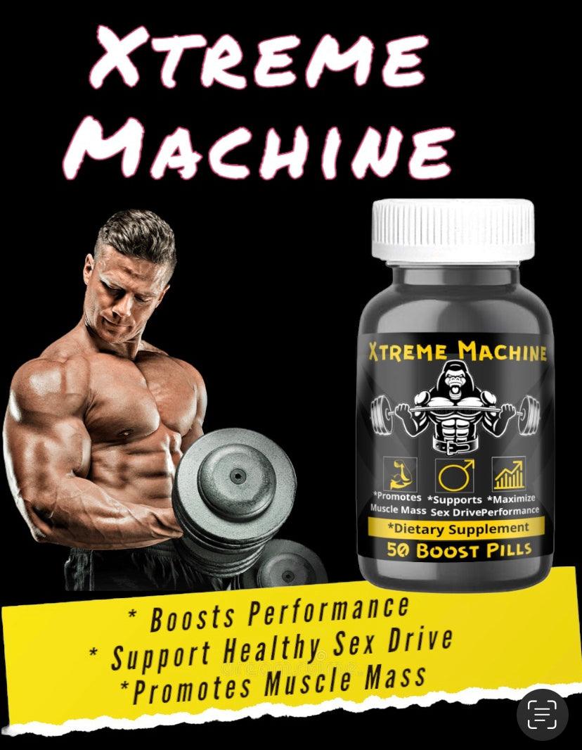 BEST Muscle Boost "Xtreme Machine" Mass Stamina Get Big Thick Performance Pills - Get Thick Products