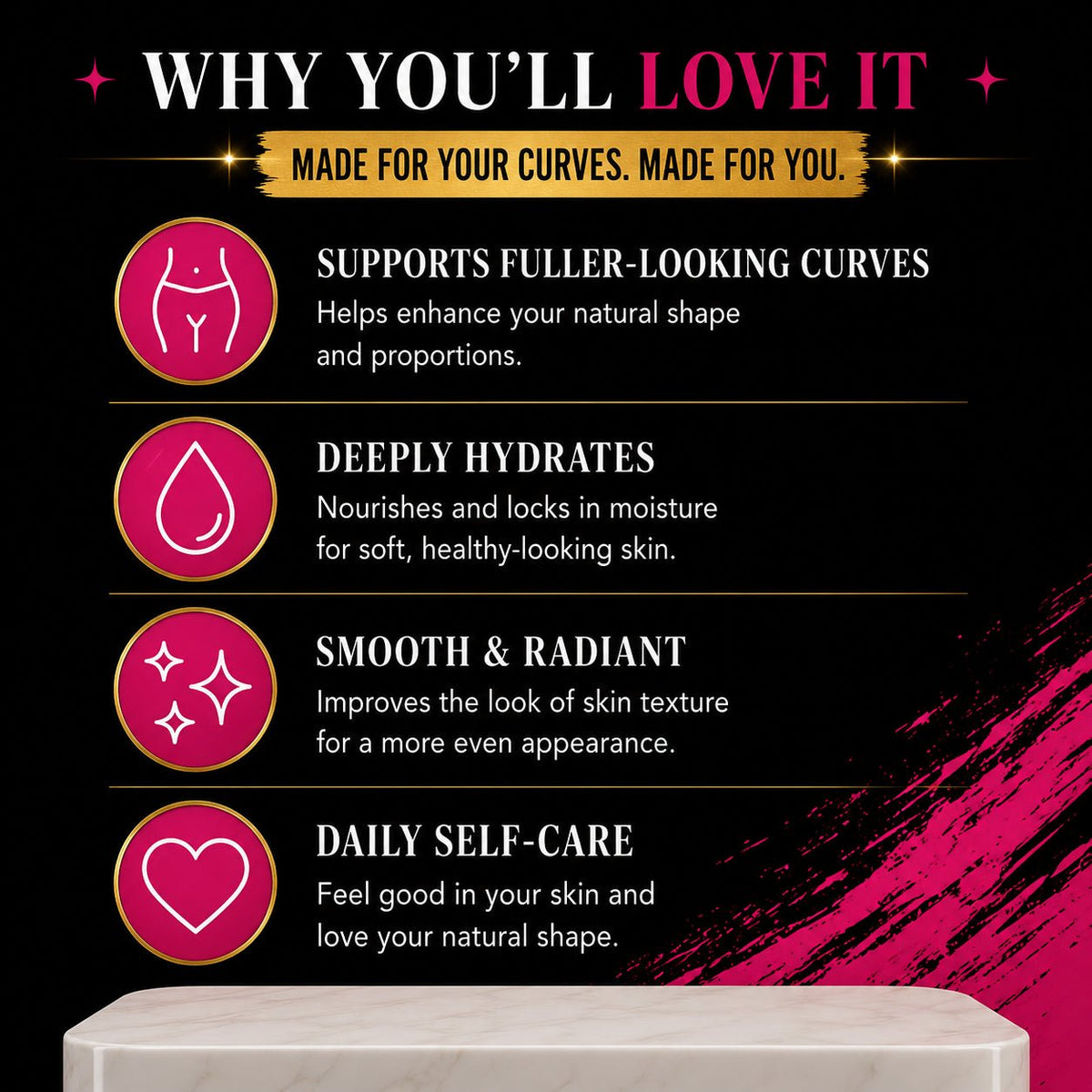 Butt Growth Cream Get Thick Cream with Royal Jelly | Get Thick Products - Get Thick Products