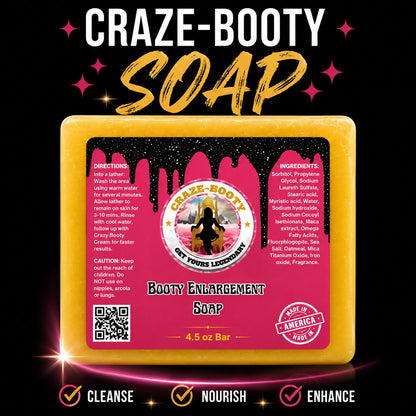 Celeb Booty™ Butt Plumping Soap - Enhance & Enlarge | Get Thick - Get Thick Products
