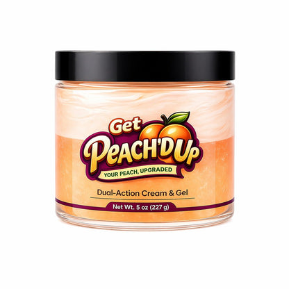 🍑 Get Peach’D Up Dual-Action Cream – 8 oz Peach Body Cream for Women’s Curves - Get Thick Products