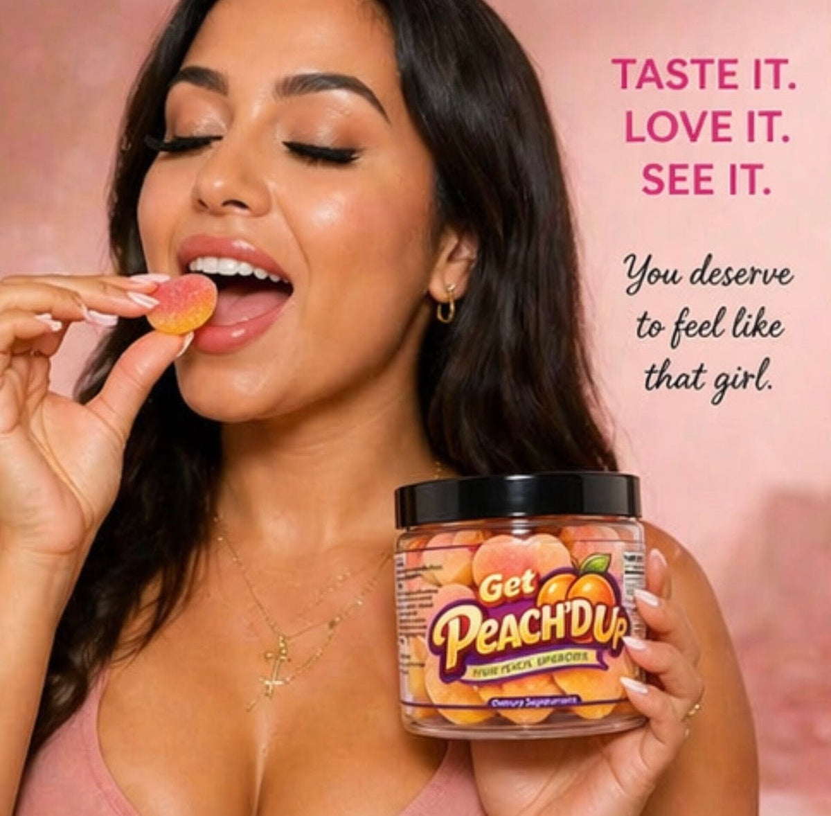 🍑 Get Peach’D Up Gummies – Peach-Flavored Curves Support Gummies - Get Thick Products