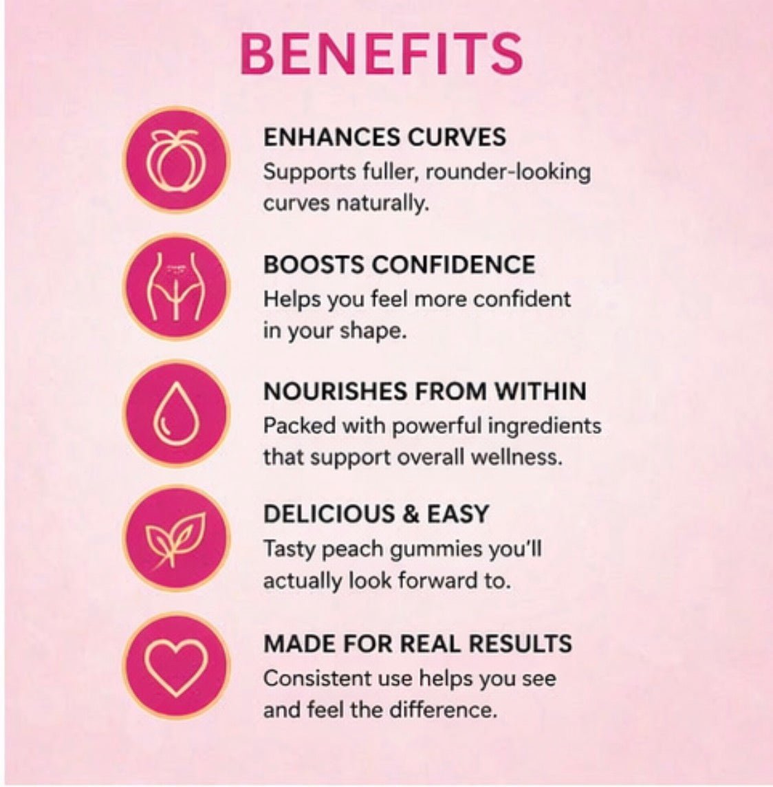🍑 Get Peach’D Up Gummies – Peach-Flavored Curves Support Gummies - Get Thick Products