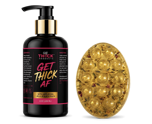 Get Thick AF™ Cream + Soap – 2 Step Booty, Hips, and Breast Enhancement - Get Thick Products