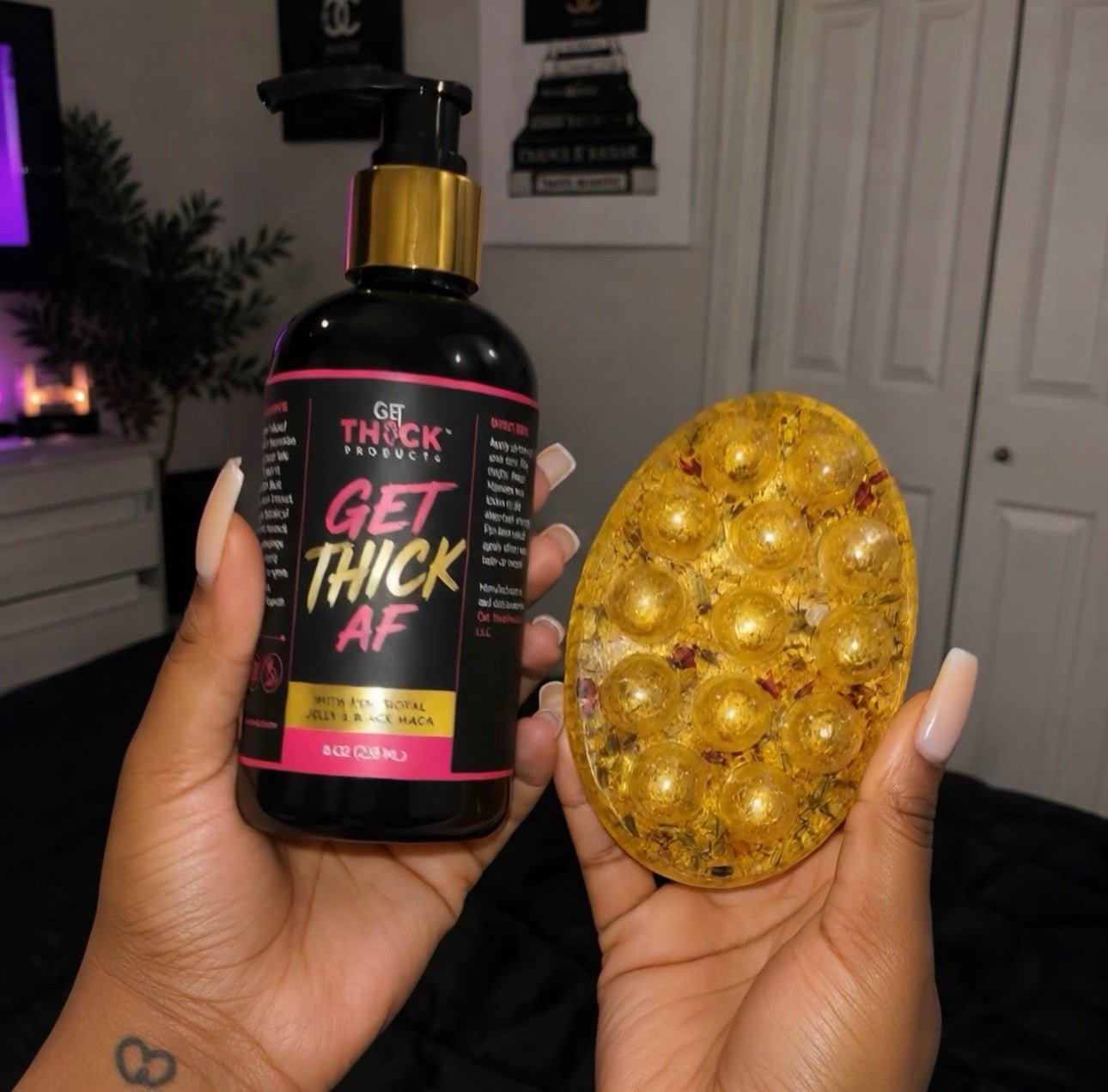 Get Thick AF™ Cream + Soap – 2 Step Booty, Hips, and Breast Enhancement - Get Thick Products