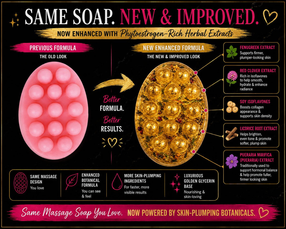 Get Thick AF™ Exfoliating Enhancement Massage Soap – Curvy Body Prep Bar - Get Thick Products