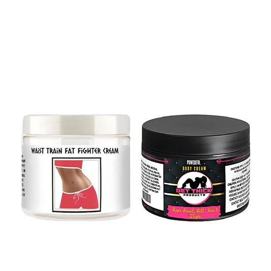 Get Thick Cream 4oz + Waist Training Cream 4oz - Combo set - Get Thick Products