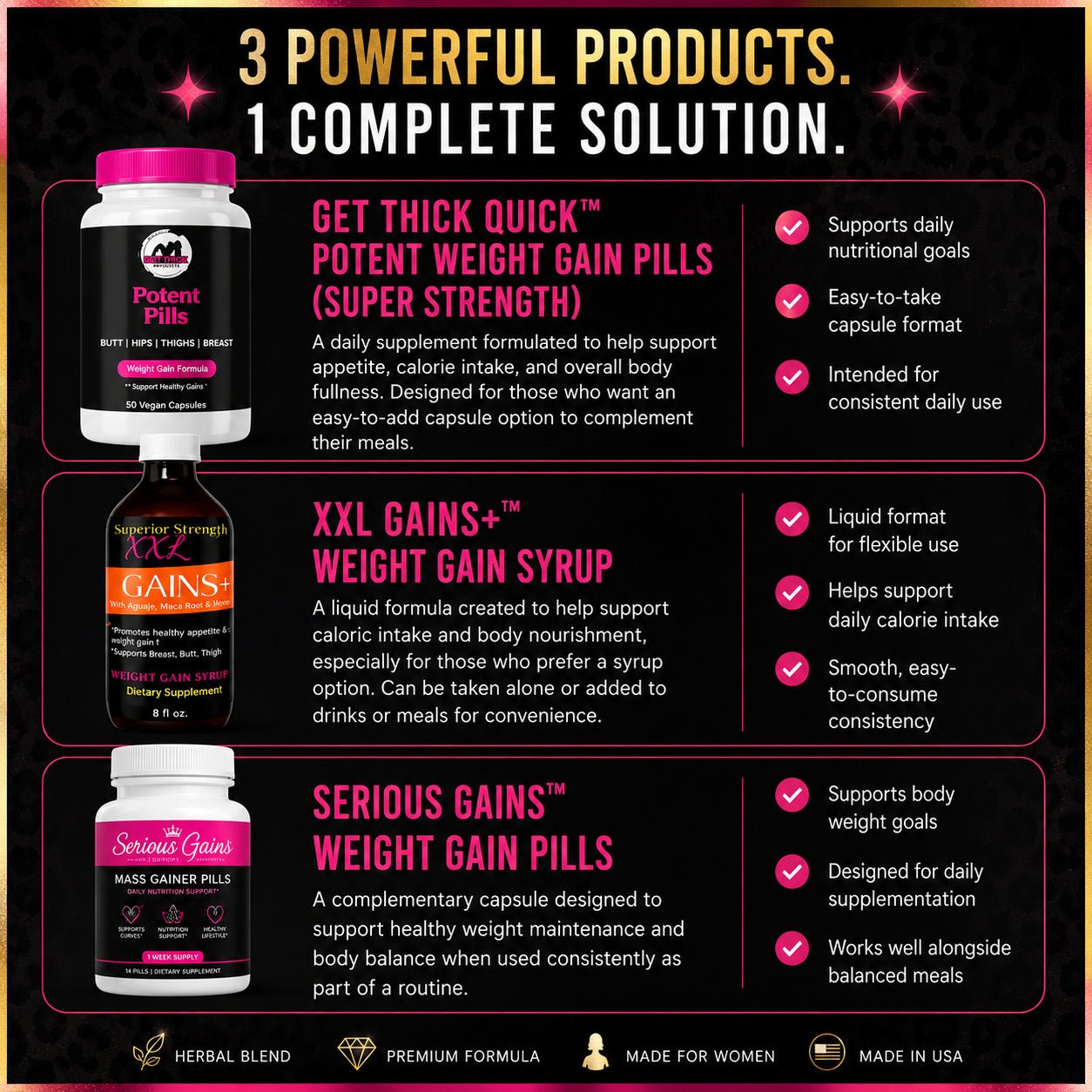 Get Thick Quick™ Complete Gains Bundle - Get Thick Products