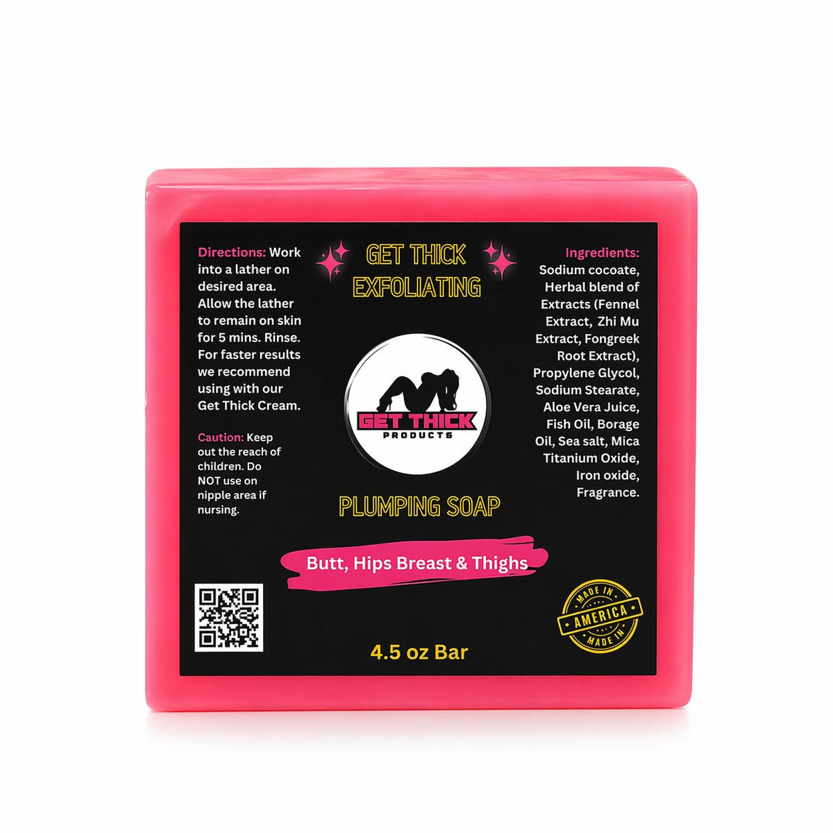 Get Thick Quick™ Plumping Soap – Curvy Body Cleansing Bar - Get Thick Products